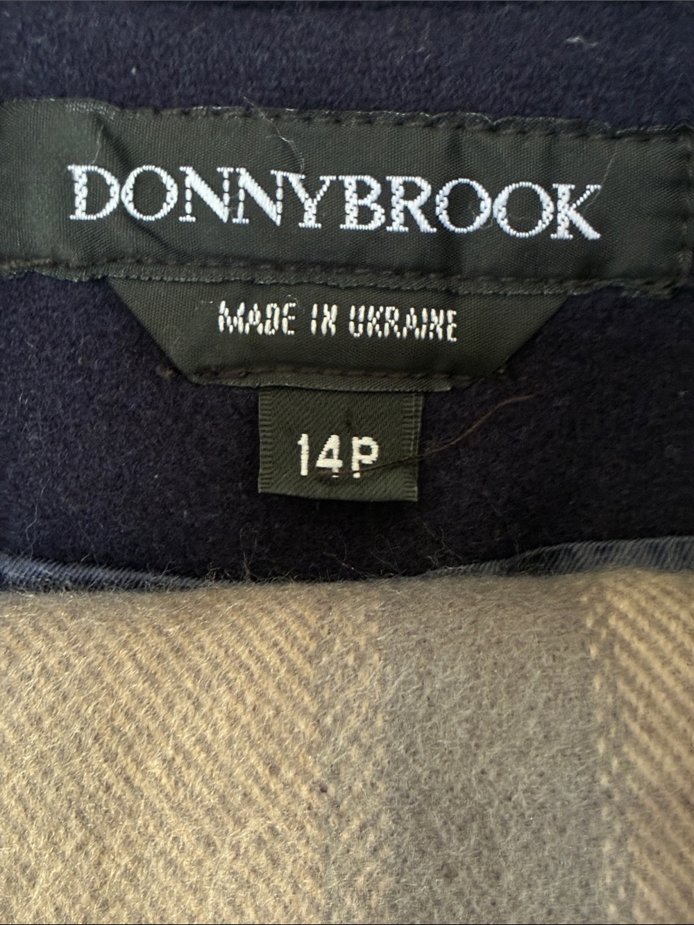 Donnybrook Women's Navy Double-Breasted Peacoat - Picture 2 of 7